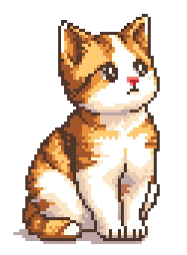 Cute Pixel Cat